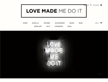 Tablet Screenshot of love-made.com